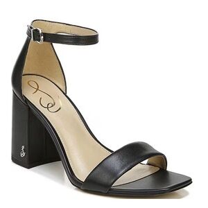 Sam Edelman Black Block Heel Sandals